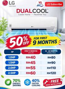 Aircond LG Dual Inverter (Tlk Kemang NSE01)