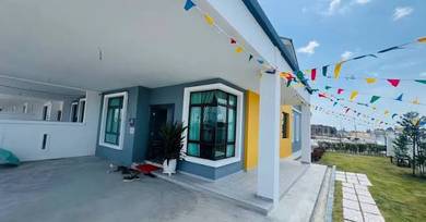Full Loan 0% Downpayment Freehold Single Storey Terrace Merlimau Toll