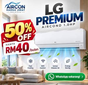 Ansuran Aircond LG Dual Inverter (SpgDurian NSE01)