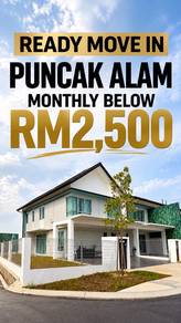 READY MOVE IN DOUBLE STOREY 2TINGKAT TROPICANA ALAM Gated Guarded