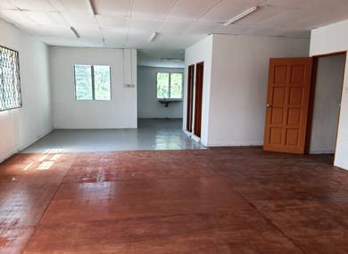 Penampang office 1st floor with private staircase (AC)
