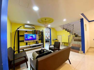 2-storey-Terraced-House-for-rent-Alma-Penang