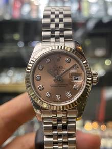 Rolex Datejust 179174 Ladies Diamond Dial White