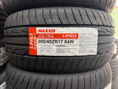 205/40/17 —Tayar baru Maxxis i-pro Tahun26