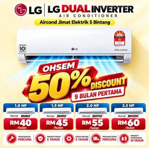 Aircond LG Dual Inverter (BDRBRSRTNGN9)