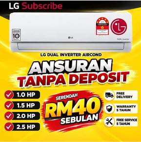 Promo Aircond LG Dual Inverter (K.Kinabatangan)