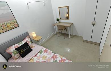 Bilik Single Aircond Bayu Tasik 2 | Free WiFi | Mid Oct