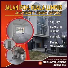 Corner 4 Storey Shop Office With Lift, Facing Main Road
