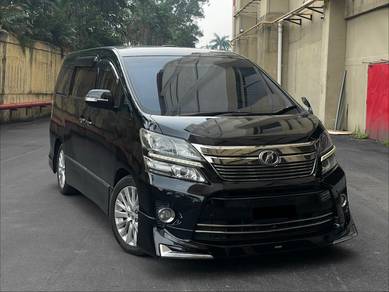 2012 Toyota VELLFIRE 2.4 ZG pilot seat sunroof