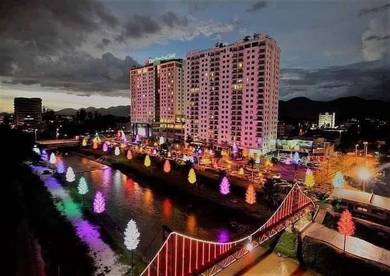 Kinta riverfront condo fully furnished for rent