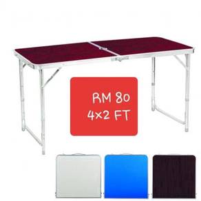 Meja lipat table foldable new 120x60cm