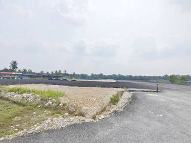 Multi Purpose Land Square with stone paved land Machap Simpang Renggam
