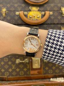 Chopard Happy Sport Two Tone 18K 750 Rose Gold 5 F