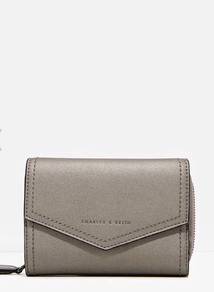 CHARLES & KEITH Envelope Fold Over Short Wallet 
