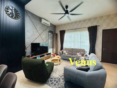 Furnished reno Villa Raintree Park gated semi d aster Sg Ampat Aster