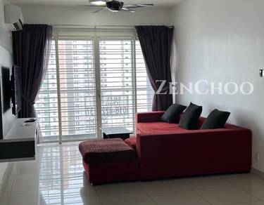 Gardens Ville Condo In Relau, 1231SF, 2 Carpark Side By Side, For Rent