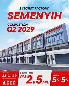 New 2sty Link Factory | 10% Rebate | Semenyih | Beranang | Ecohill