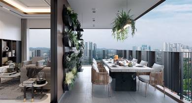 Duplex Condo 1500sf 100% furnished [Foreigner can buy] TRX ZeroDeposit
