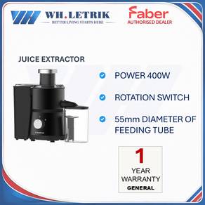 "SIRIM APPROVED" Faber Juice Extractor [ BLACK ]