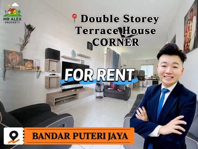 【FOR RENT】Double Storey Terrace House CORNER📍BPJ Nearby Lotus / MCD