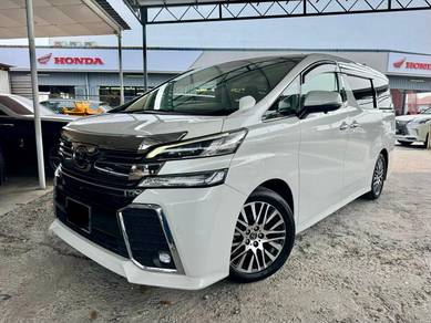 2017 Toyota VELLFIRE 2.5 ZG (A) Full Loan