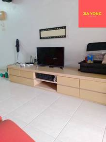 Near Chung Ling School Indah Kota apartment 2 carparks full furnished