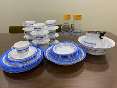 Set Pinggan Mangkuk Arcopal