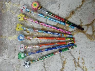 Random pencil & ball pen cute