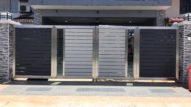 Stainless Steel Folding Gate with Auto System