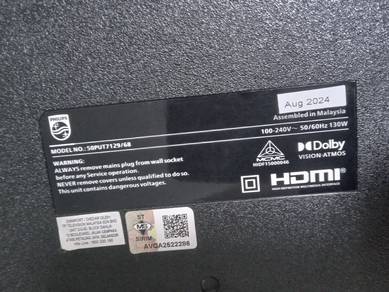 TV 50 inch - Screen ada 1 Line - SpareParts