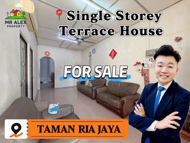 【FOR SALE】Single Storey Terrace House 📍Taman Ria Jaya with LAND