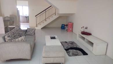 Nusa Subang terrace house partially furnished for rent 