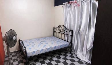 Bilik Single Wanita Short Stay (3bulan Min) KEMASUKAN DEC 2026 [WIFI]