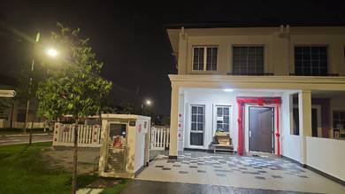 Corner lot double story 