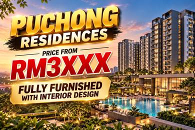 Puchong Perdana 110sf frm 380K, Full Furnished, 0 DP⁠, can LPPSA