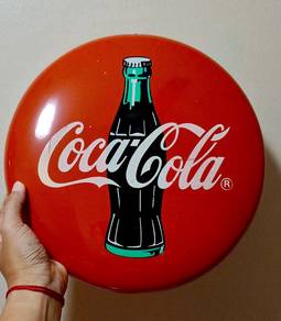 Coca-Cola Malaysia 90s Button Sign
