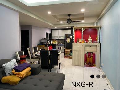 Pangsapuri Damai seksyen 25 Sri Muda 1076sqft Reno For sale