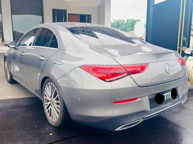 Mercedes Benz CLA with plate Number