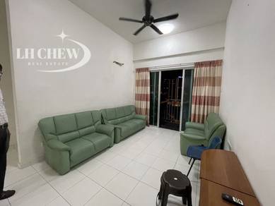 Golden Triangle 1260sf Renovated Partial Furnish @ Sungai Ara PISA