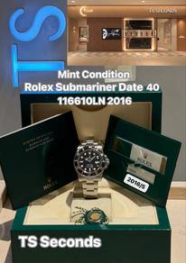 Rolex Submariner Date 40 Black 116610LN 2016