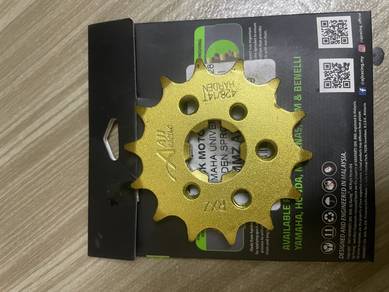 Sprocket RXZ depan belakang