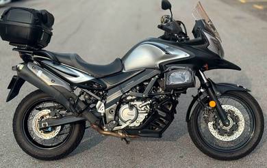 Suzuki Vstrom 650 Silver Tourer ABS can loan