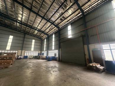 Sri Plentong 90x200 Semi-D Factory 200AMP, bua10,000sf, Near PG HWAY !