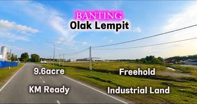 Kuala Langat Banting Olak Lempit 9.65acre Freehold Industrial Land