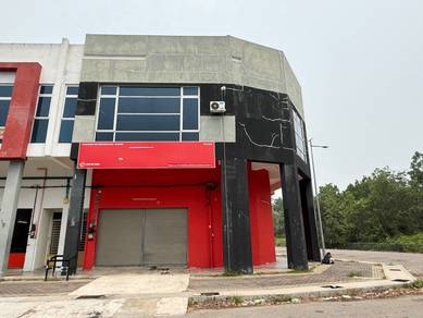 [CORNER LOT with Extra Land] Ground Floor Shoplot Rembia Alor Gajah