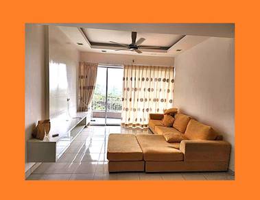 Fully Furnished Greenview Condominium Bandar Sungar Long With Wifi