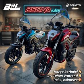 CFMoto 250NK Lite Promo Harga Berbaloi Red / Blue