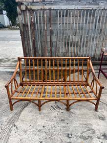 Vintage Rattan Sofa Frame Rangka Rotan