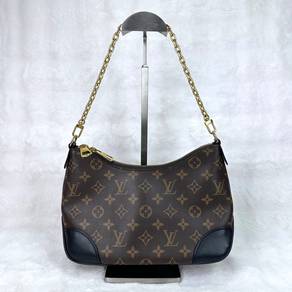 LV Brown Monogram Boulogne PM Shoulder bag RFID