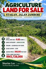 2 lots Agriculture Land @ Stakan Jalan Jambori Kuching